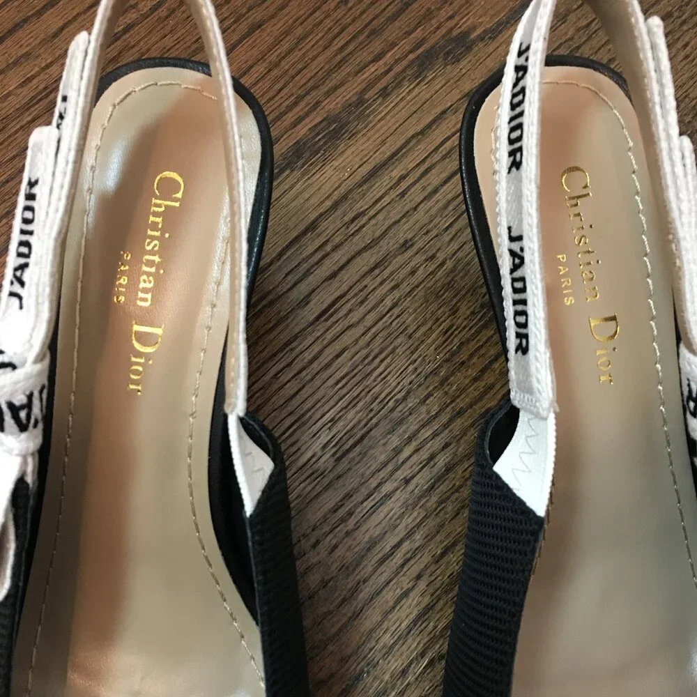 Dior J'Adior Slingback Pump on Black Size 40
